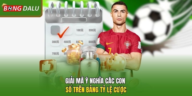 Giải mã ý nghĩa các con số trên bảng tỷ lệ cược