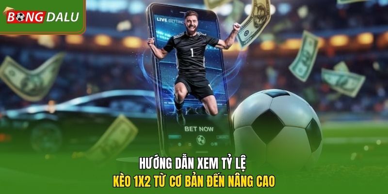 Hướng dẫn xem tỷ lệ kèo 1X2 từ cơ bản đến nâng cao
