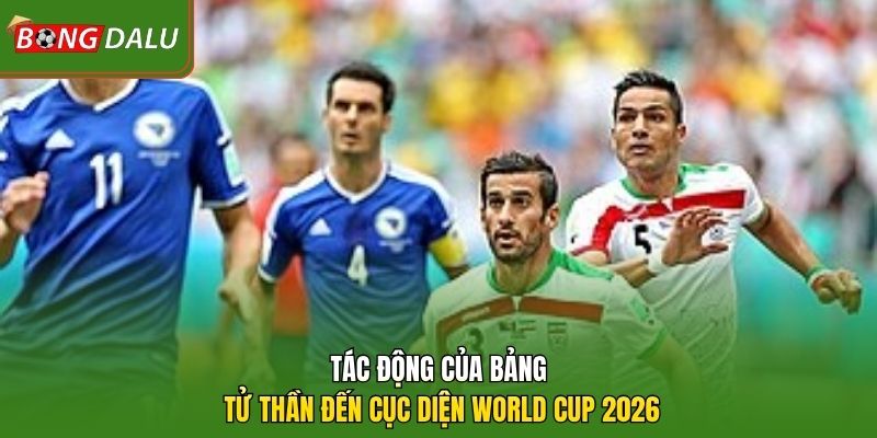 Tác động của bảng tử thần đến cục diện World Cup 2026 