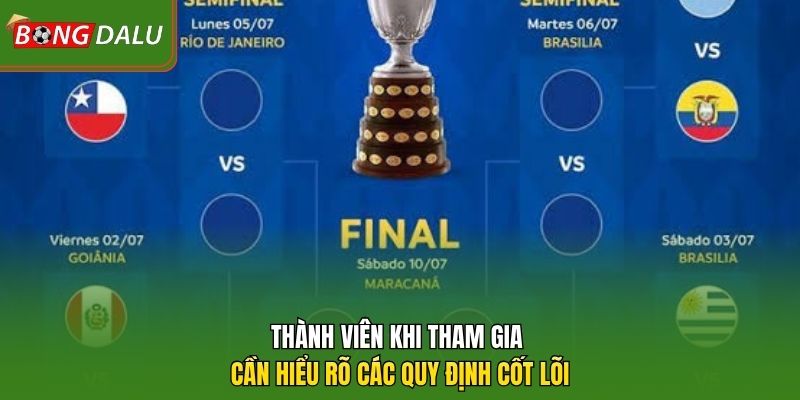 Thành viên khi tham gia cần hiểu rõ các quy định cốt lõi 