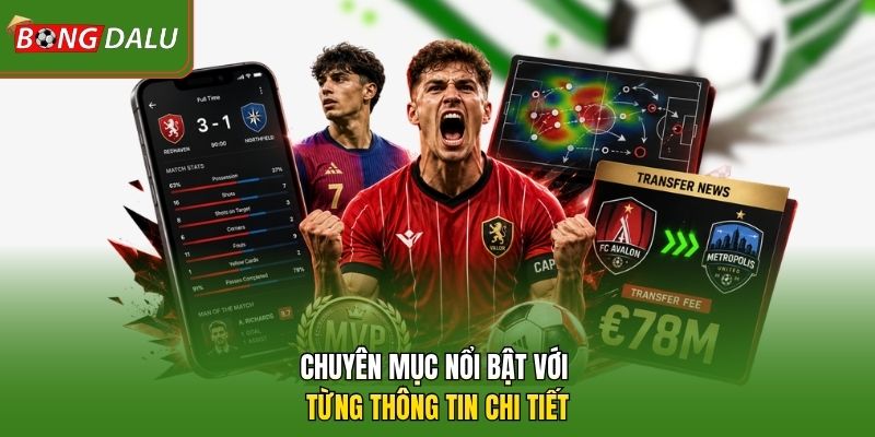 Chuyên mục nổi bật với từng thông tin chi tiết